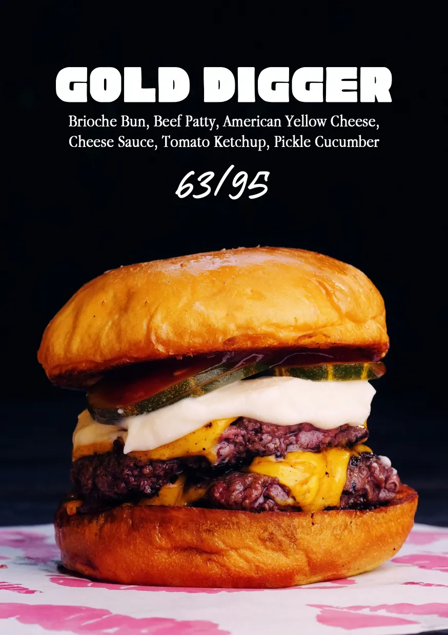 2. gold digger burger