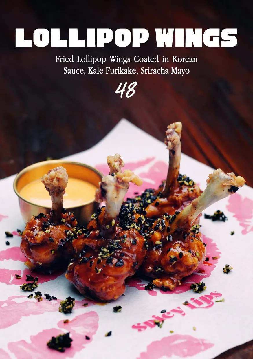 2. lollipop wings