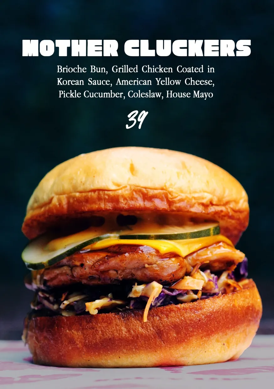 4. mother cluckers burger