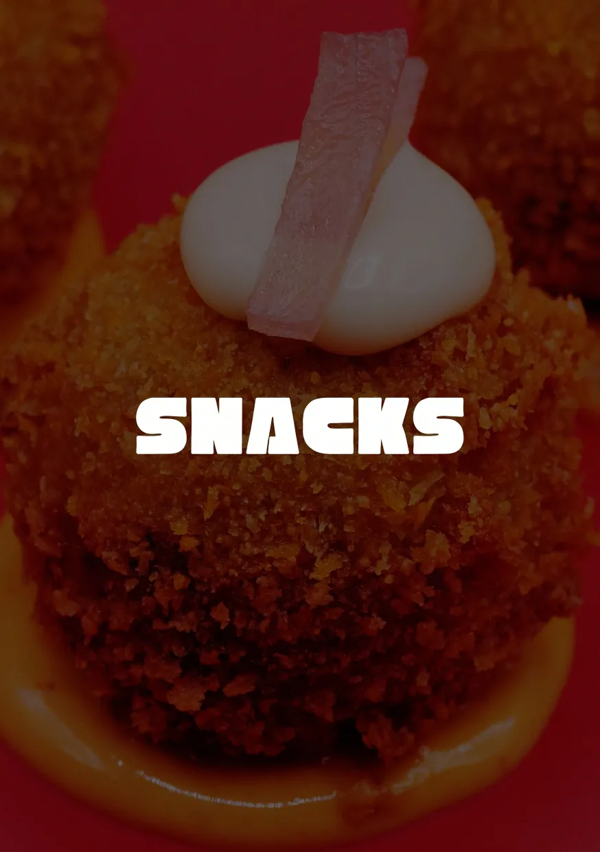 Snacks menu cover