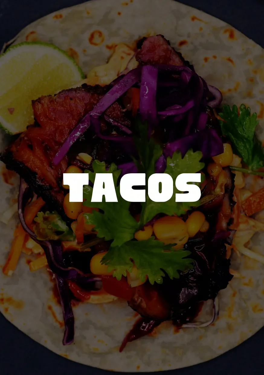 Tacos menu cover