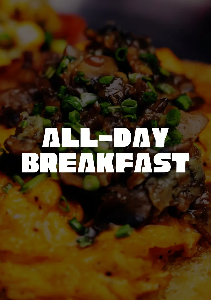 all day breakfast menu cover