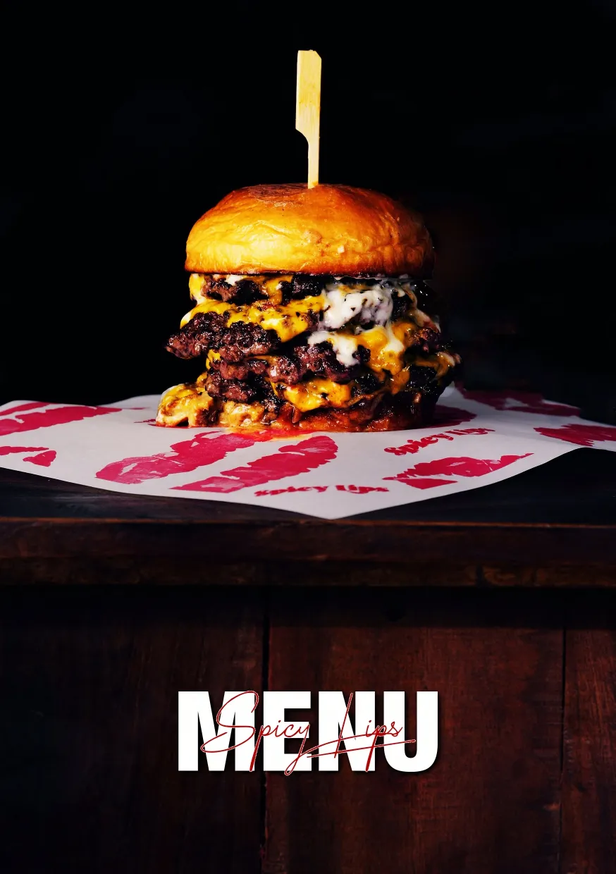 spicy lips menu cover